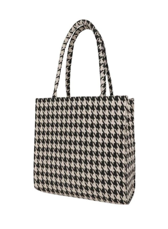 Dcozi Women's Tote Bags Stylish Handbags for Office, College & Party Use | Trendy Shoulder Bag for Work, Casual & Evening | Durable, Lightweight & Fashionable Tote for Women Medium Size -TB15 (Black) - Image 1